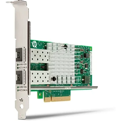 Imagen de HP Intel X550 10GBASE T Dual Port NIC Ethernet 10000 Mbit/s Interno Accesorio de red (Interno, Alámbrico, Ethernet, Mbit/s, Verde, Plata)
