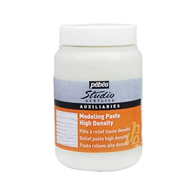 Imagen de Pébéo Studio Acrylics Auxiliaries Pasta de Modelado Alta Densidad Tarro, acrílico, Blanco, 250 ml (Paquete 1), Unidades