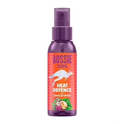 Imagen de Aussie SOS Heat Defence Spray Leave In 100ml Desenreda Y Protege Del Calor, Mantiene El Pelo Hidratado Durante 100 Horas. Enriquecido Con Superalimentos Australianos. Fórmula Vegana