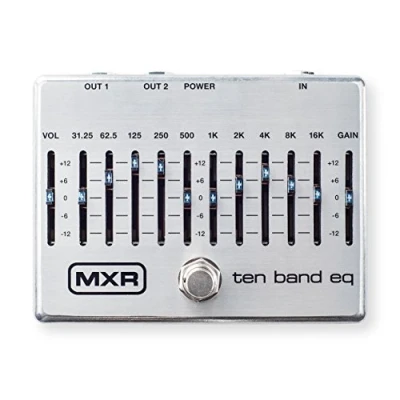 Imagen de MXR M 108S Ecualizador de 10 bandas, color plateado