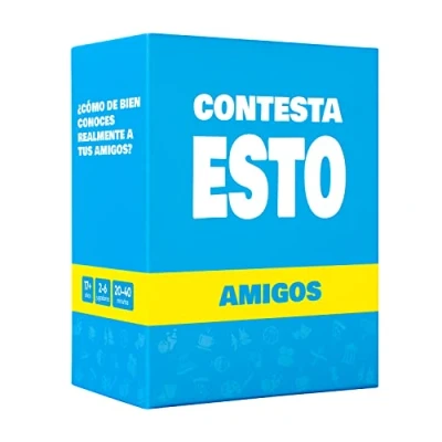 Imagen de Contesta Esto ¿Cómo de Bien Conoces a Tus Amigos y Familia? Juego Mesa Cartas Divertido en Español Regalo Original para Adolscentes Adultes, Hombres Mujeres