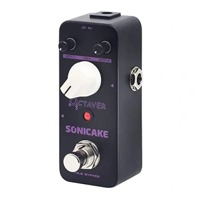 Imagen de SONICAKE Octave pedal clásico analógico octava de efectos bajo guitarra Octaver True Bypass