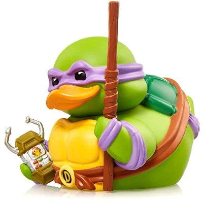 Imagen de TUBBZ Boxed Edition Donatello Figura Coleccionable de Pato Goma Vinilo Producto Oficial Teenage Mutant Ninja Turtles Videojuegos acción, TV y películas