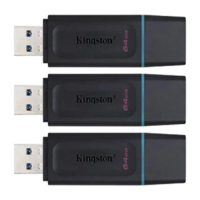 Imagen de Kingston Unidad flash DataTraveler Exodia de 64 GB DTX/64 (paquete 3)