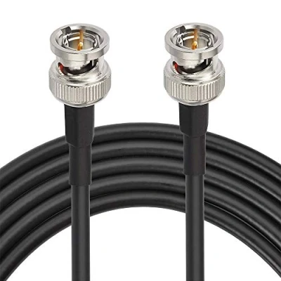 Imagen de Superbat Cable de 3G/6G/HD SDI 30cm BNC Belden 1855A 75ohm Macho a Video Soporta HD SDI/3G SDI/4K para Cámara Transmisión CCTV Monitor Conversor etc.