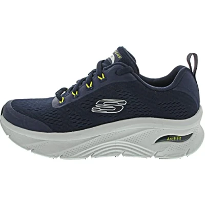 Imagen de Skechers Arch Fit D&#039;Lux Sumner, Zapatillas Hombre, Navy/Lime, 39 EU