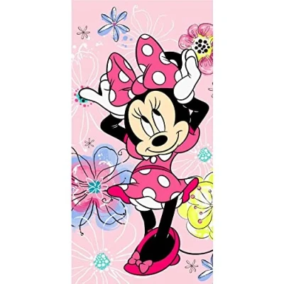 Imagen de Jerry Fabrics Disney Minnie Mouse Toalla de Playa Ducha Baño 70 X 140CM