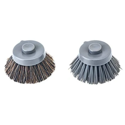 Imagen de VIGAR Pack de 2 Recambios Naylon y Fibras Pelo Caballo, Gris, Medio