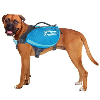 Imagen de Outward Hound Kyjen 22005 DayPak Dog Backpack Adjustable Saddlebag Style Accessory, Large, Blue