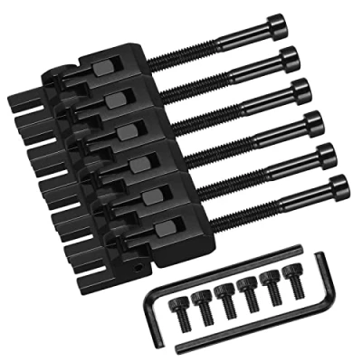 Imagen de Conjunto de 6 Doble Locking systyem Locked Compensadas para Guitarra trémolo Bridge con String Lock Tornillos
