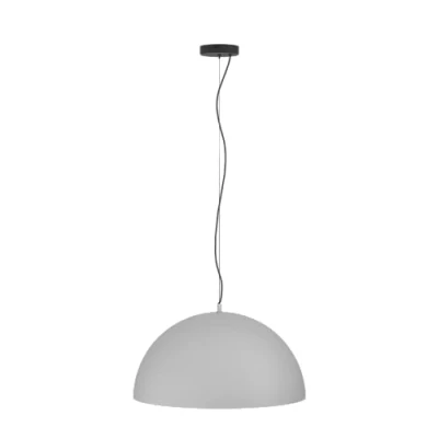 Imagen de Eglo Gaetano 1 Lámpara colgante con llama, ideal para colocar encima de la mesa del comedor, fabricada en metal color gris y negro, portalámparas E27, Ø 53,5 cm