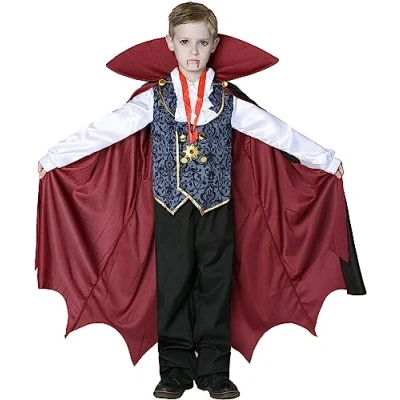 Imagen de Spooktacular Creations Disfraz de vampiro para niño (mediano (8 10 años))