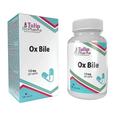 Imagen de Ox Bile 125mg 120 cápsulas, probado en laboratorio de terceros, suplemento alta resistencia, sin gluten ni OMG