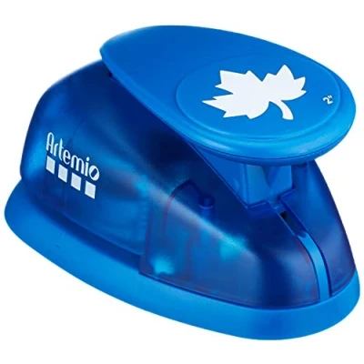 Imagen de Artemio Perforadora de Palanca Gigante 5 cm Hoja, Acero Inoxidable, Azul