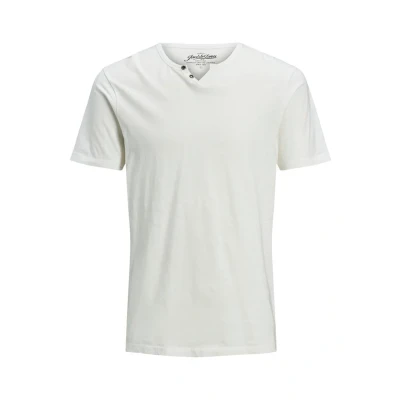 Imagen de JACK &amp; JONES Jjesplit Neck camiseta SS Camiseta, Cloud Dancer, XXL para Hombre