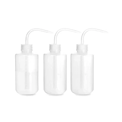 Imagen de QWORK® 3 piezas botella de lavado 250ml, botellas comprimibles, exprimible, herramientas riego