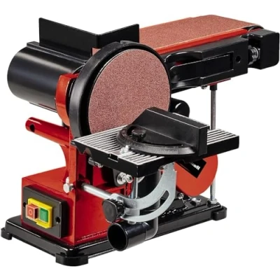 Imagen de Einhell Esmeriladora de disco y banda vertical TC US 380 (380 W, vel. lijado 292 m/min, 1450 min 1, incl. 1 K80 papel lija K 80)