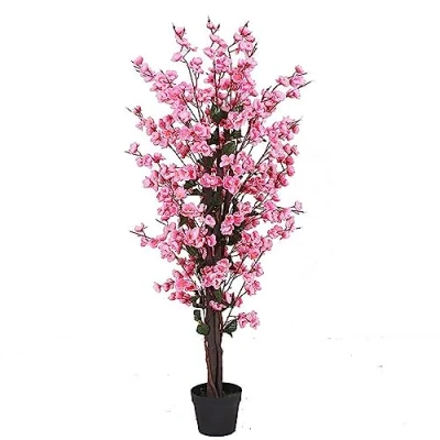 Imagen de Leaf Árbol Artificial de Flores Rosas 120 cm