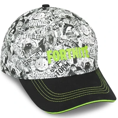 Imagen de Get Trend Fortnite Gorra Niño Visera Curva de Béisbol Proteccion UV Accesorio Verano para Niños y Adolescentes (6 14 Años, Negro Gorra)