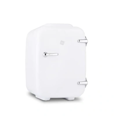 Imagen de NK Mini Nevera Portátil, 4 Litros de Capacidad, Funcionamiento 12V 220V, Función Enfriamiento y Calentamiento, Para Cosméticos Refrescos