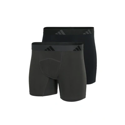 Imagen de adidas Sportswear 2ER PACK Active FLEX Culotte, Hombre, Talla: Large, Dunkelgrau schwarz