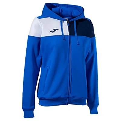 Imagen de Joma Chaqueta con capucha crew v royal marino blanco