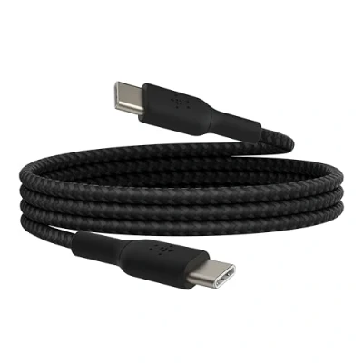 Imagen de Belkin Boost Charge USB C Braided cable 1 Metro Negro