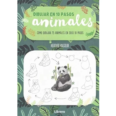 Imagen de DIBUJAR EN 10 PASOS animales: Cómo 75 animales SOLO pasos: COMO AIMALES