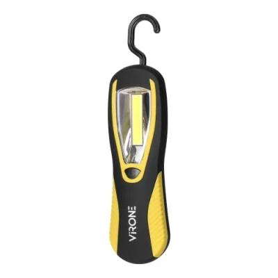 Imagen de Virone WL 7 Linterna LED de Taller COB 3W 200 lm 3 Imanes AA Gancho