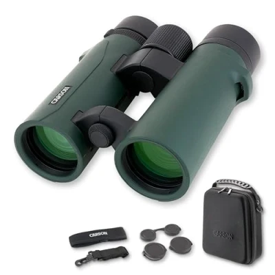 Imagen de Carson Serie RD 8x42 mm, Prismáticos compactos HD impermeables de puente abierto, alta potencia para observación aves (RD 842)