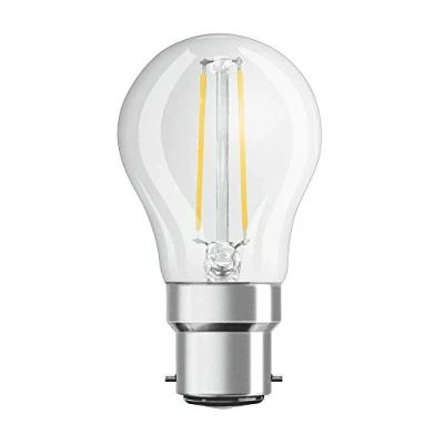 Imagen de OSRAM bombilla a gota LED B22d 4W 2.700K transparente