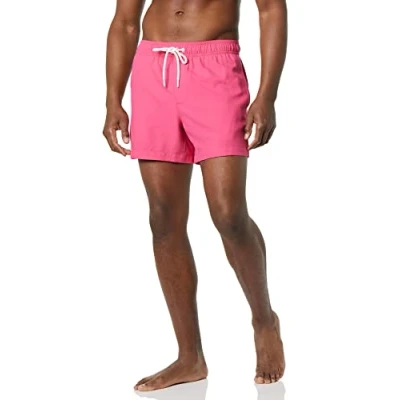 Imagen de Amazon Essentials Bañador de secado rápido con entrepierna 12,7 cm Hombre, Rosa Intenso, XXL