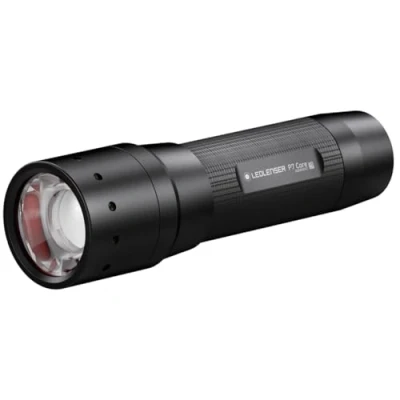 Imagen de Ledlenser Linterna de bolsillo LED multiusos P7 Core, 450 lúmenes, enfocable, haz luz 300m, funcionamiento con 4 pilas AAA, incl. pilas, tres niveles luminosidad, Flashlight