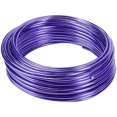 Imagen de mumbi Alambre para Manualidades (10 m, 3 mm), Color Lila, Aluminio, Morado