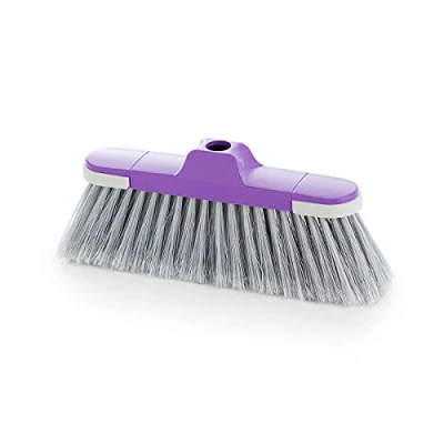 Imagen de Maya 02011 Escoba luna con dureza de las Fibras Intermedia, Ideal para Barrido en Interiores Color Morado y Gris