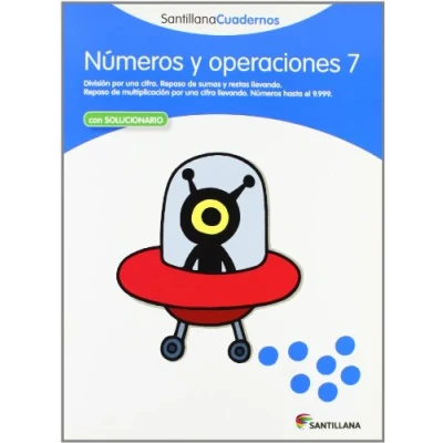 Imagen de NUMEROS Y OPERACIONES 7 SANTILLANA CUADERNOS