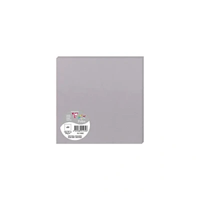 Imagen de Clairefontaine Pack 25 Sobres Polen 16 x cm, 210 g/m², color Gris Koala 0