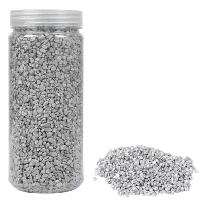 Imagen de HEKU 30332 23: gránulos Decorativos Color Plateado, 750 g, en Bote resellable