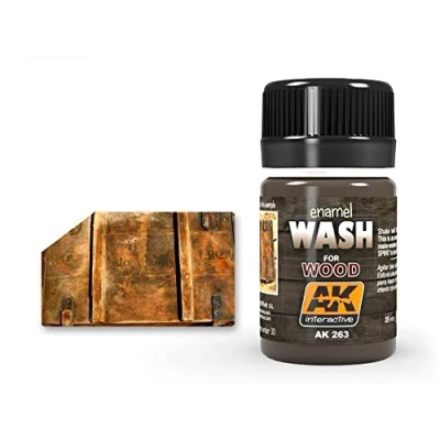 Imagen de AK Interactive Wash (AK00263) Lavado para Madera (35 ml)