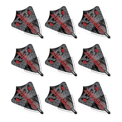 Imagen de RED DRAGON Peter Wright Snakebite Hardcore Ionic Serpiente Gris Freestyle vuelos de Dardos 3 Juegos por Paquete (9 en Total)