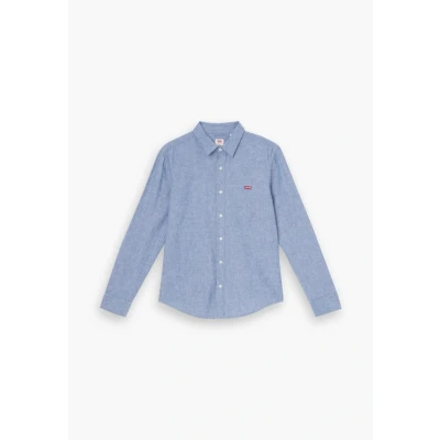 Imagen de Levi&#039;s Long Sleeve Battery Housemark Slim Camisa, Navy Peony, L Hombre