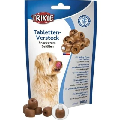 Imagen de Trixie Escondite de Pastillas para Perros Paquete Triple 3 x 100 g Complemento Alimenticio Facilita la Administración Medicamentos Apertura