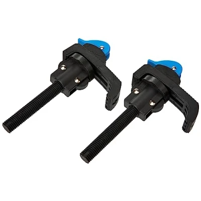 Imagen de Silverline Tools TB02 Tornillo de banco, Negro, 2 piezas