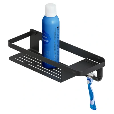 Imagen de Tiger Caddy Cesta de ducha con gancho 32 cm Negro