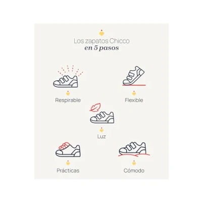 Imagen de Chicco, Pantuflas Niña, Zapatillas para la Guardería y Estar en Casa con Cierre Cómodo Ajustable, Diseñado Italia