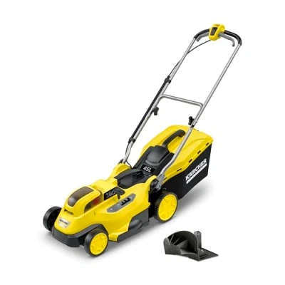Imagen de Kärcher 18 V Cortacésped LMO 36, ancho de corte: 36 cm, altura 30 70 mm, kit mantillo, recipiente colector: 45 l, rendimiento: max. 350 m², compatible con batería