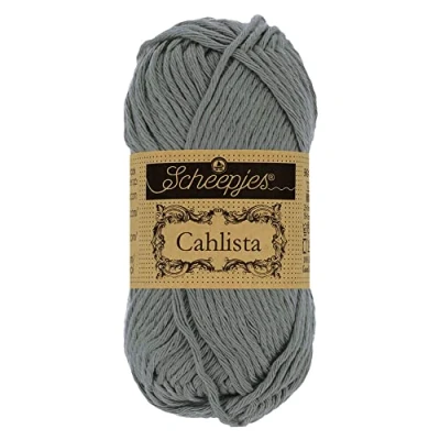 Imagen de Scheepjes 242 Metalgris Calista Hilo 10x50g