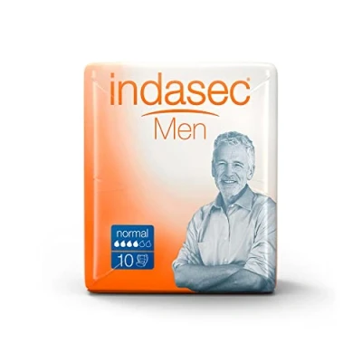 Imagen de Indasec Men Absorbente Masculino Normal 10 Unidades