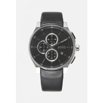 Imagen de BOSS Reloj Cronógrafo de Cuarzo para Hombre Colección Peak 2.0 con Correa Cuero Negro 1514188