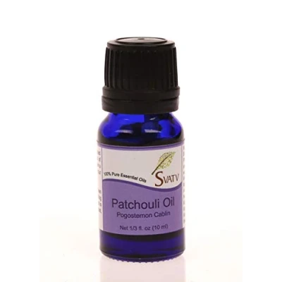 Imagen de SVATV Pachulí/Patcholi Aceite Esencial de Grado Terapéutico Aceites Aromaterapia Fragancia para Difusor Yoga Masaje y Cuidado Personal DIY 10ml